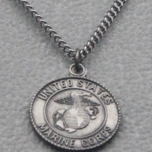 Sterling silver Maine Corps medal